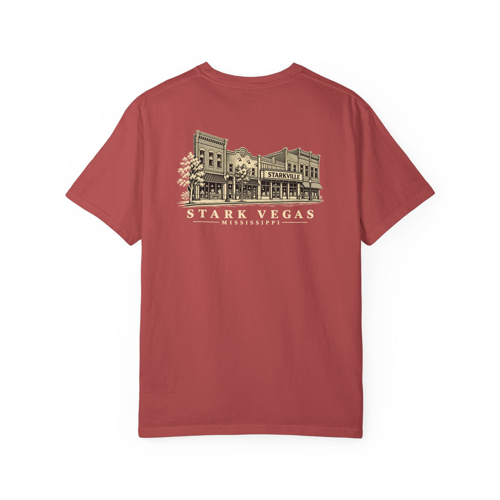 Stark Vegas Local Landmarks T-Shirt — Crimson