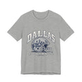 Dallas Football Front Graphic T-Shirt — Navy, White & Gray