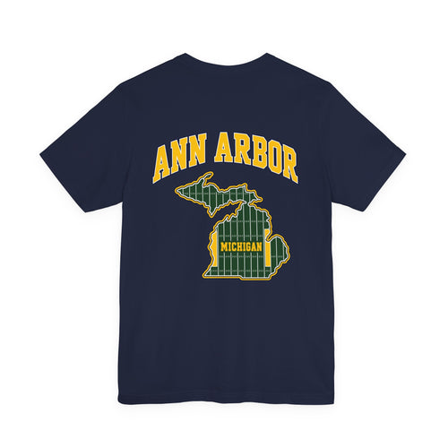 Ann Arbor Field Addition T-Shirt — Navy