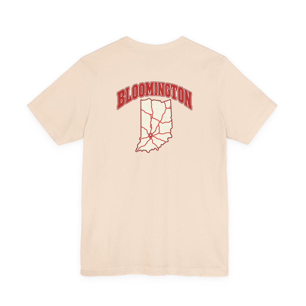 Bloomington Roads T-Shirt — Cream