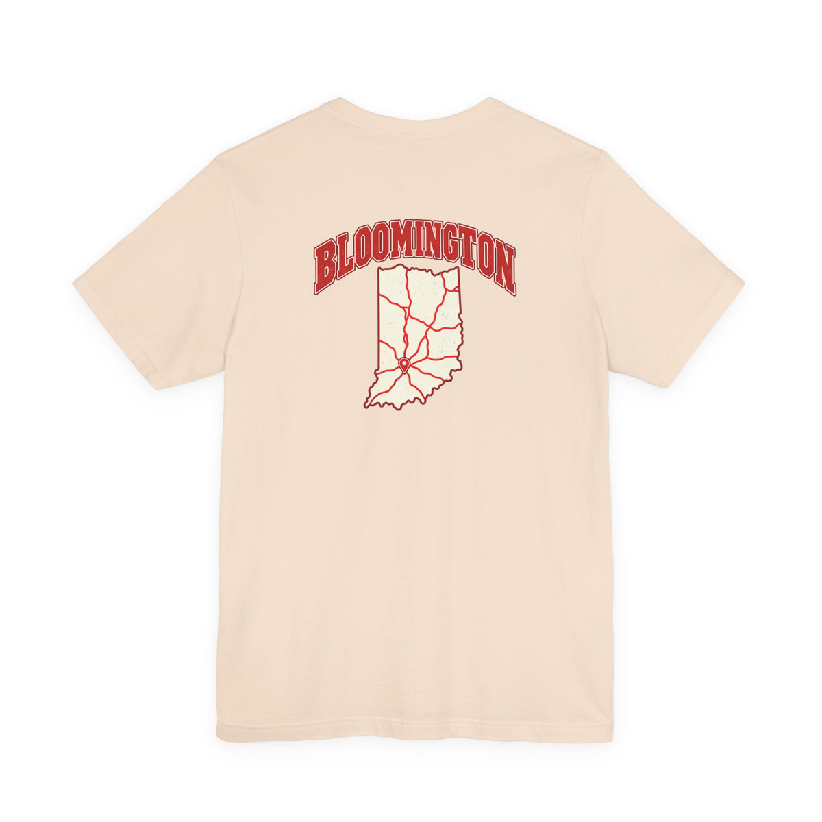 Bloomington Roads T-Shirt — Cream