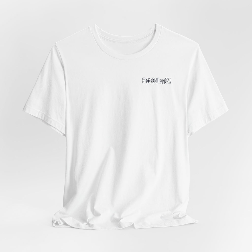 State College Field Addition T-Shirt — Navy & White