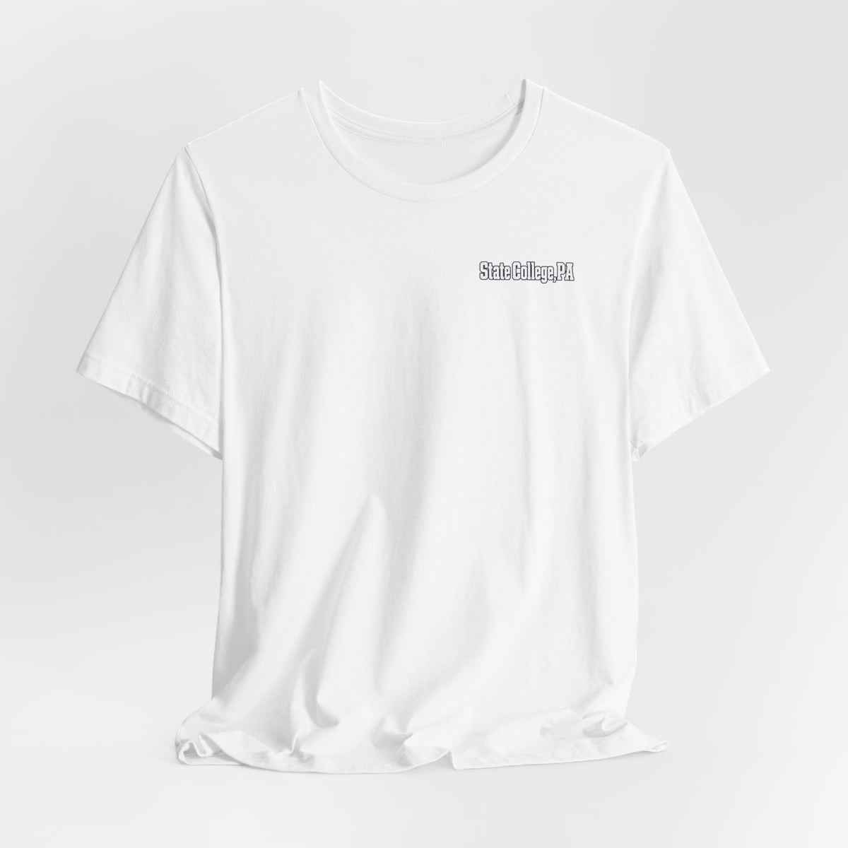 State College Field Addition T-Shirt — Navy & White