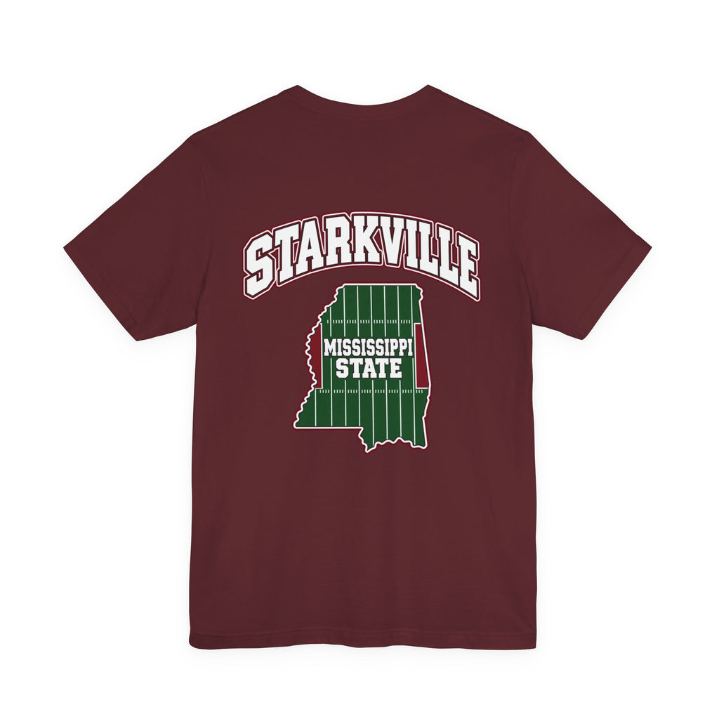Starkville Field Addition T-Shirt — Maroon & White