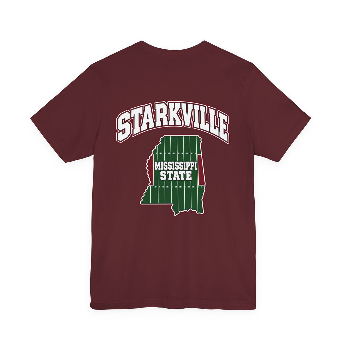 Starkville Field Addition T-Shirt — Maroon & White