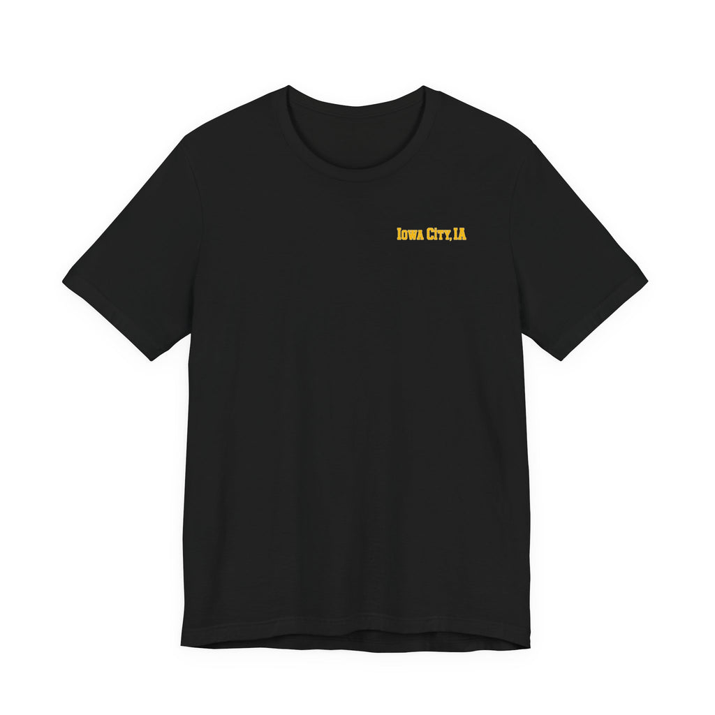 Iowa City Football Field T-Shirt — Black