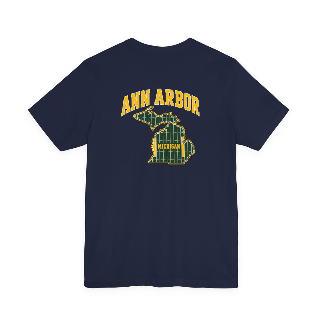 Ann Arbor Field Addition T-Shirt — Navy