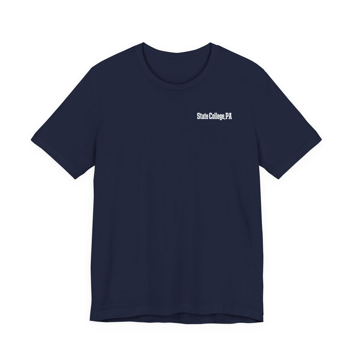 State College Field Addition T-Shirt — Navy & White