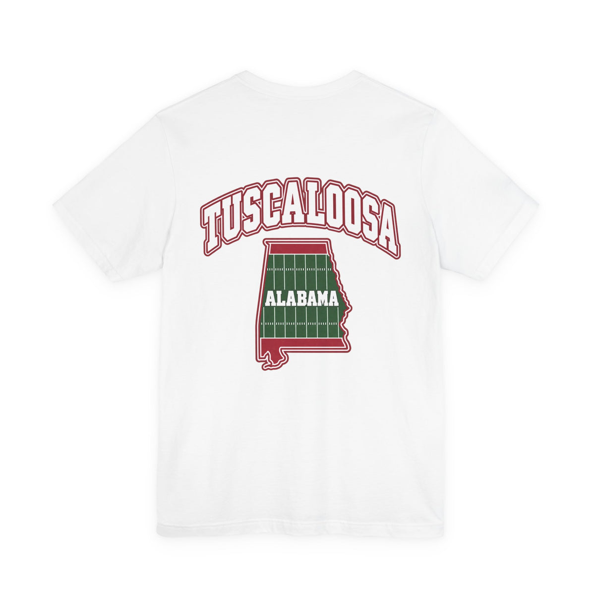 Tuscaloosa Field Addition T-Shirt — Cardinal & White