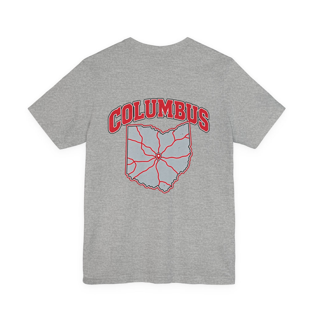 Columbus Roads T-Shirt — Athletic Heather