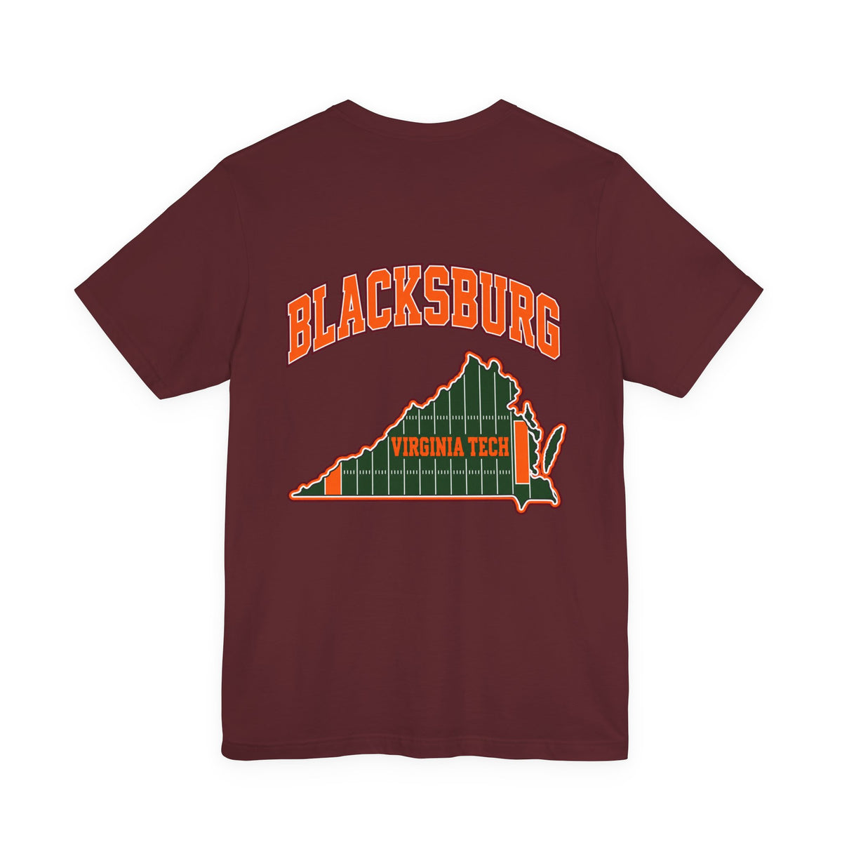 Blacksburg Field Addition T-Shirt — Maroon