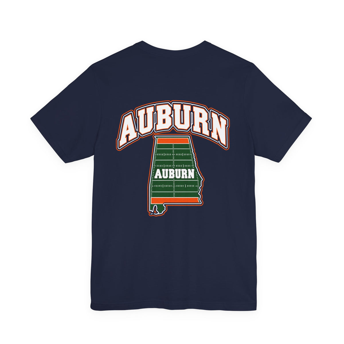 Auburn Field Addition T-Shirt — Orange, Navy & White