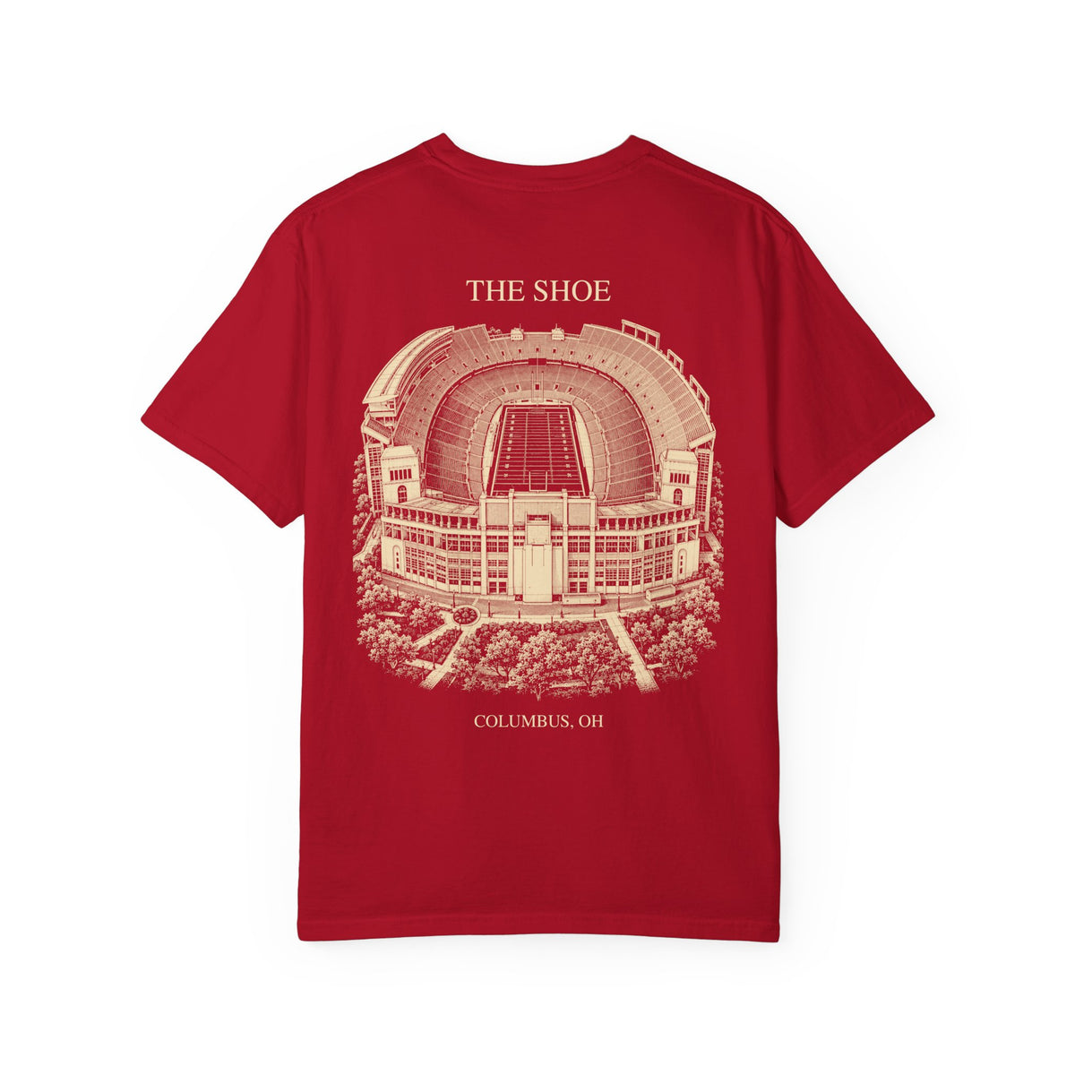 The Shoe Stadium T-Shirt — Red