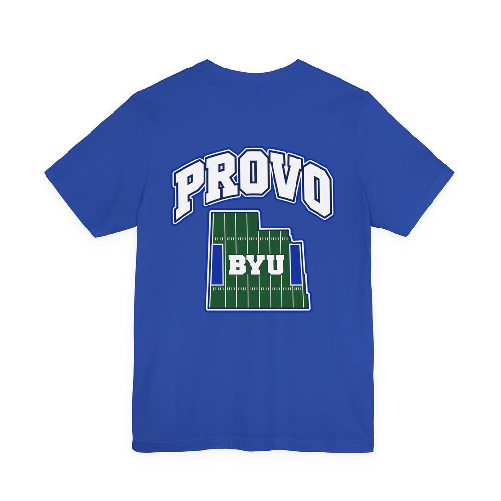 Provo Field Addition T-Shirt — Royal, Navy & White
