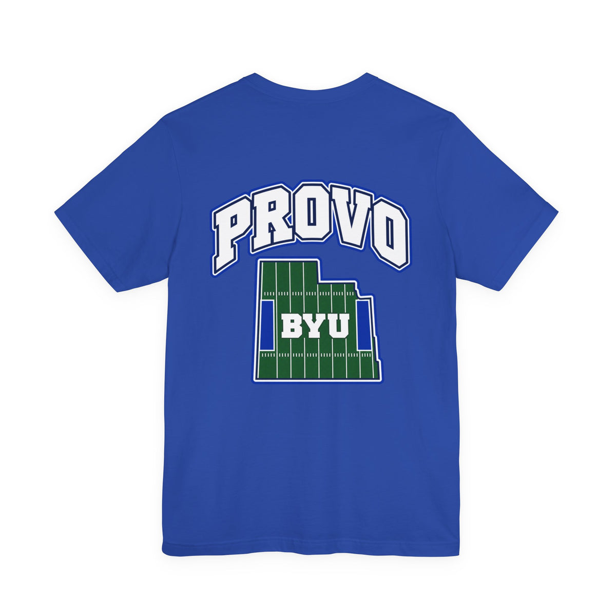 Provo Field Addition T-Shirt — Royal, Navy & White