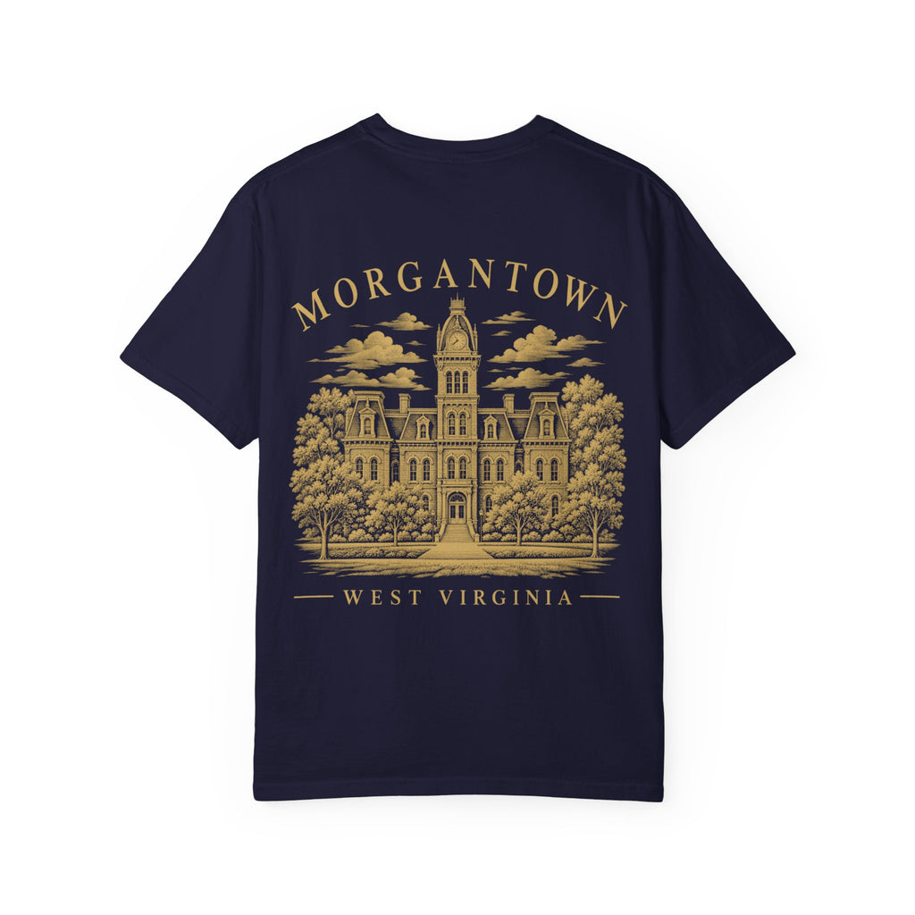 Woodburn Hall Local Landmarks T-Shirt — True Navy