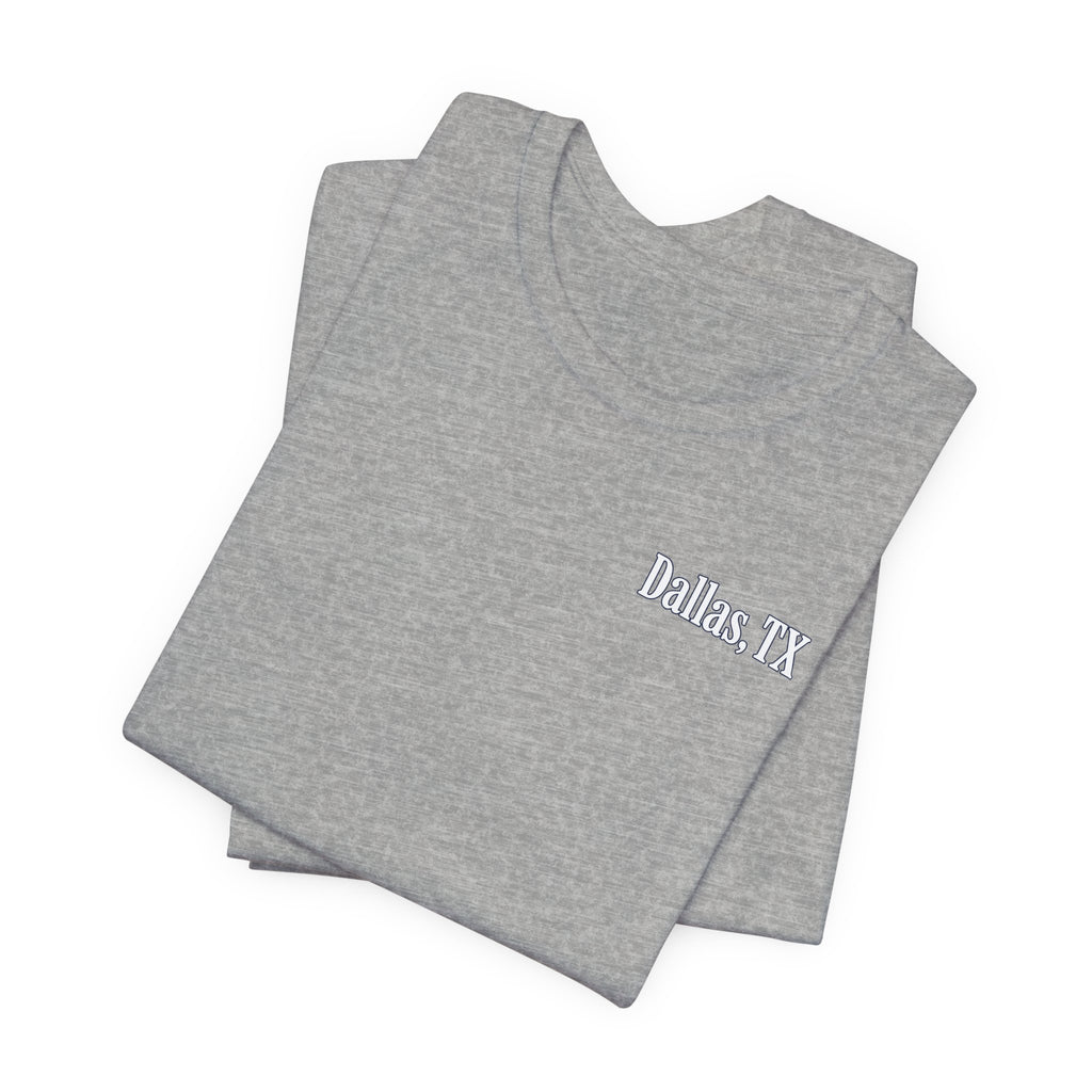 Dallas Football T-Shirt — Navy, White & Gray