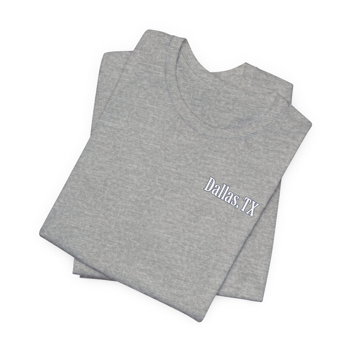 Dallas Football T-Shirt — Navy, White & Gray
