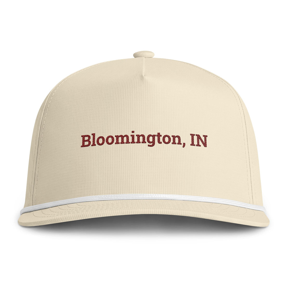Bloomington Embroidered Rope Hat — Ivory