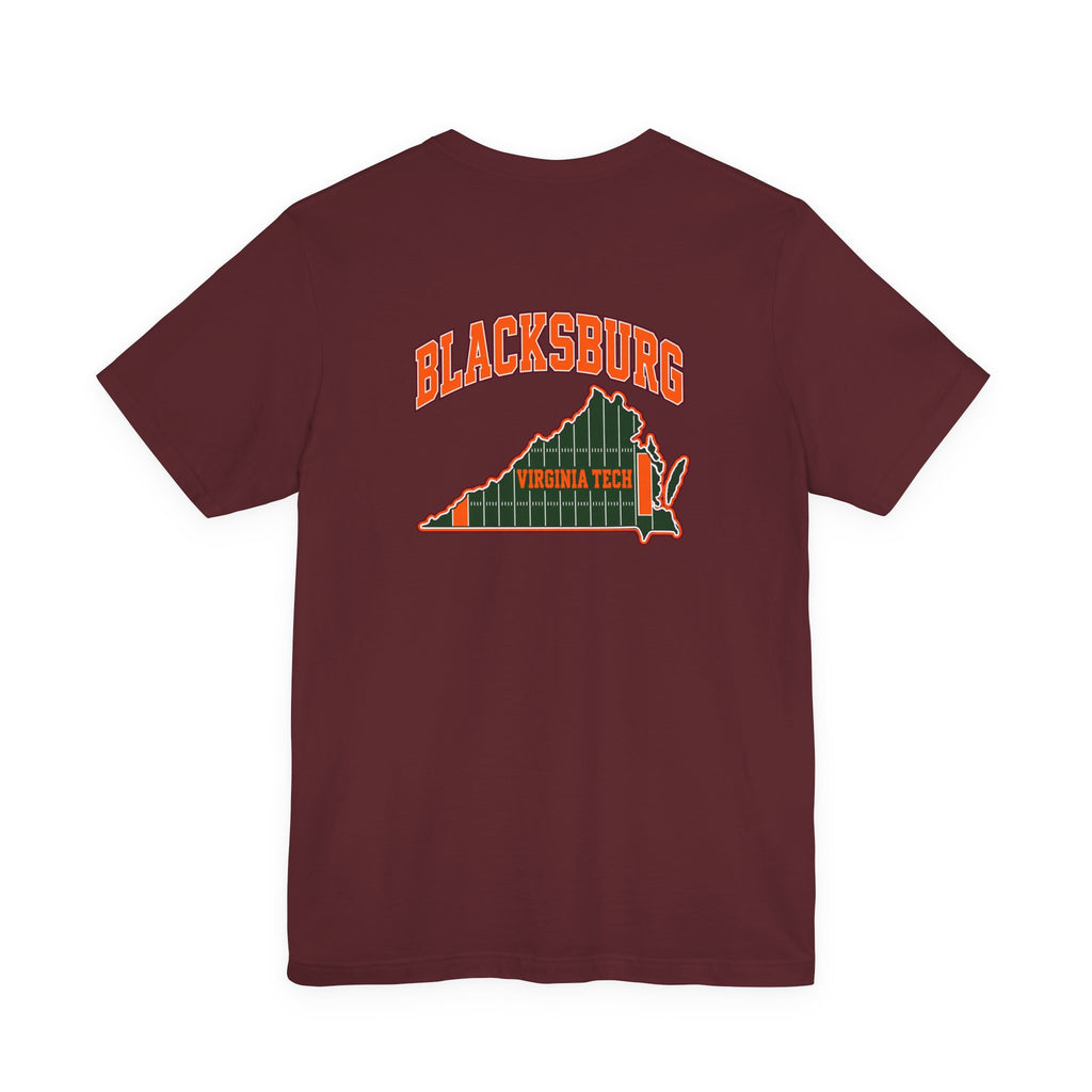 Blacksburg Field Addition T-Shirt — Maroon