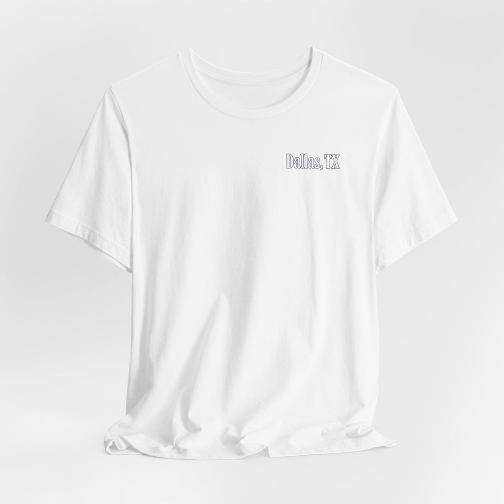 Dallas Football T-Shirt — Navy, White & Gray