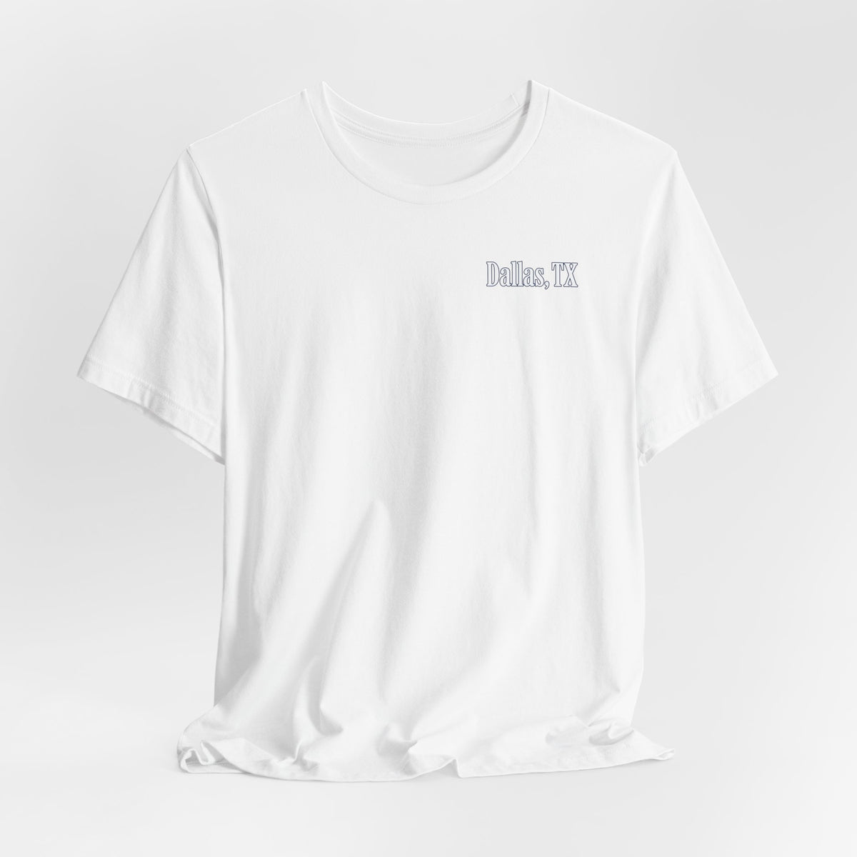 Dallas Football T-Shirt — Navy, White & Gray