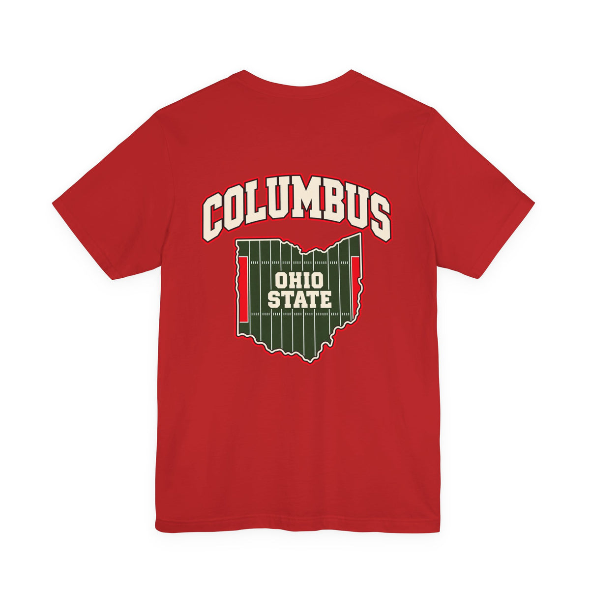 Columbus Field Addition T-Shirt — Red
