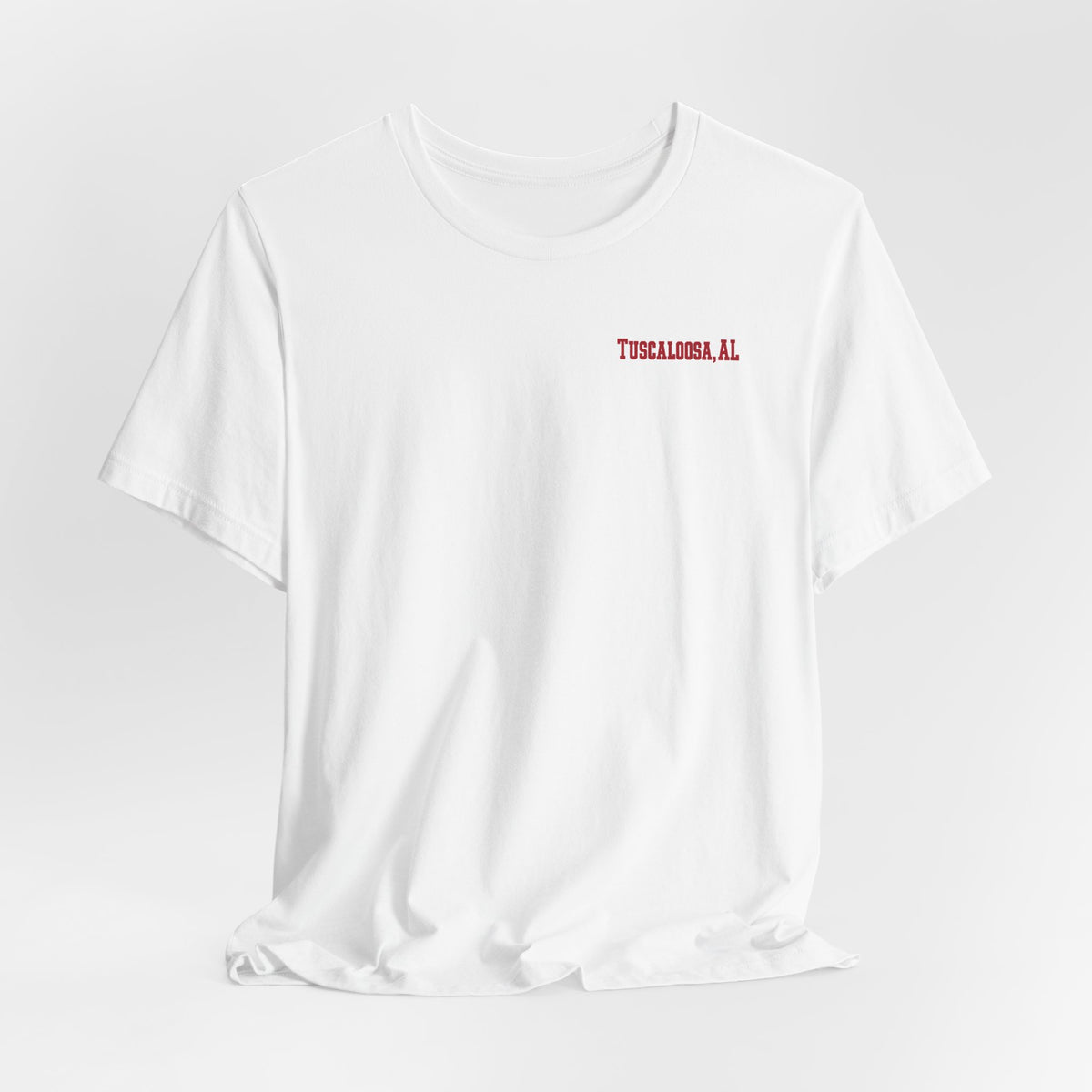 Tuscaloosa Field Addition T-Shirt — Cardinal & White