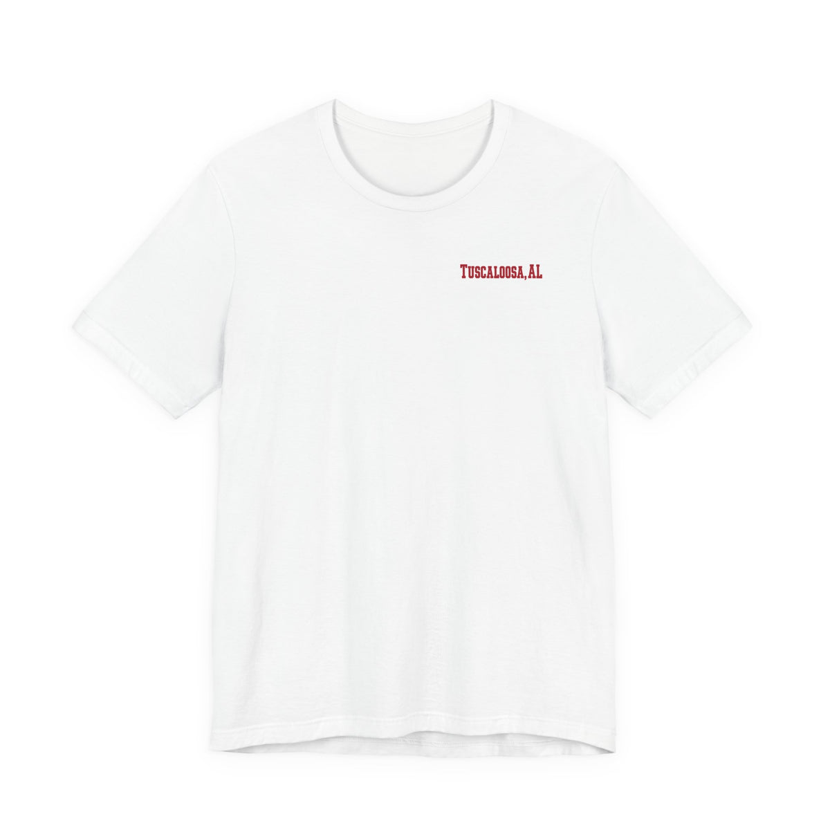 Tuscaloosa Field Addition T-Shirt — Cardinal & White
