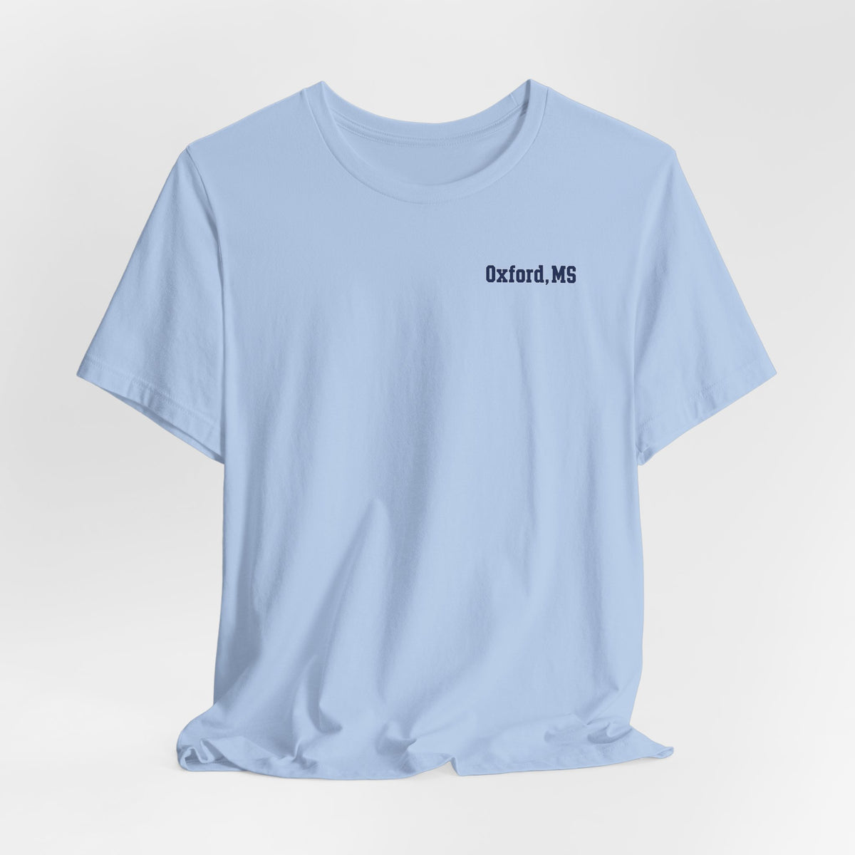Oxford Field Addition T-Shirt — Baby Blue, Red & White