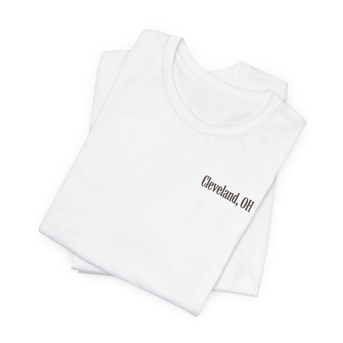 Cleveland Football T-Shirt — Brown, Orange & White