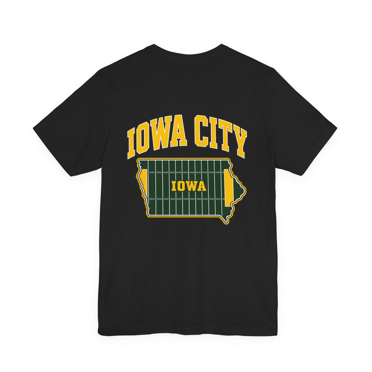 Iowa City Football Field T-Shirt — Black