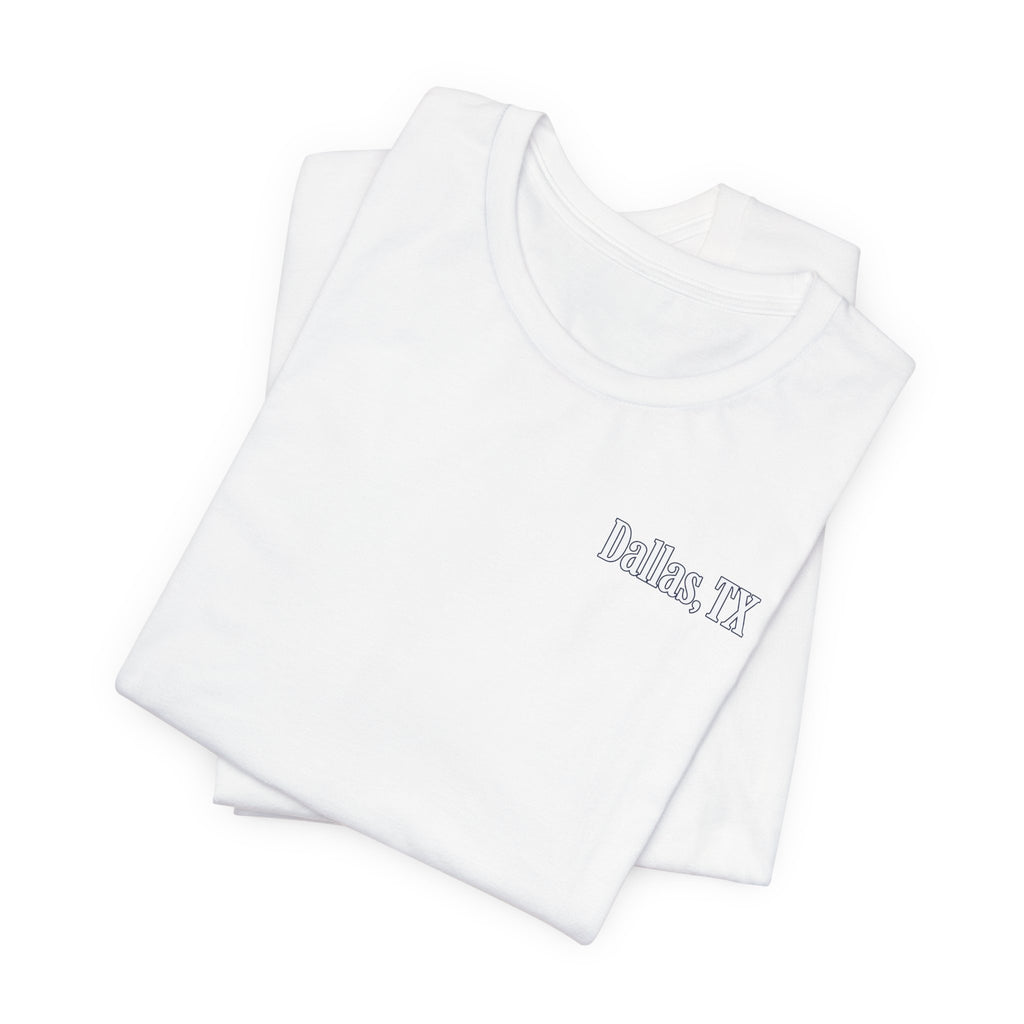 Dallas Football T-Shirt — Navy, White & Gray