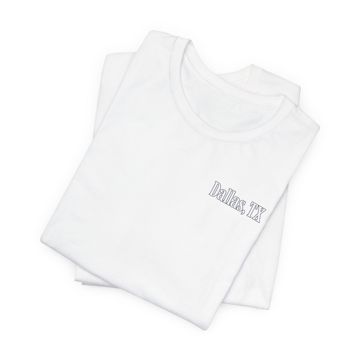 Dallas Football T-Shirt — Navy, White & Gray