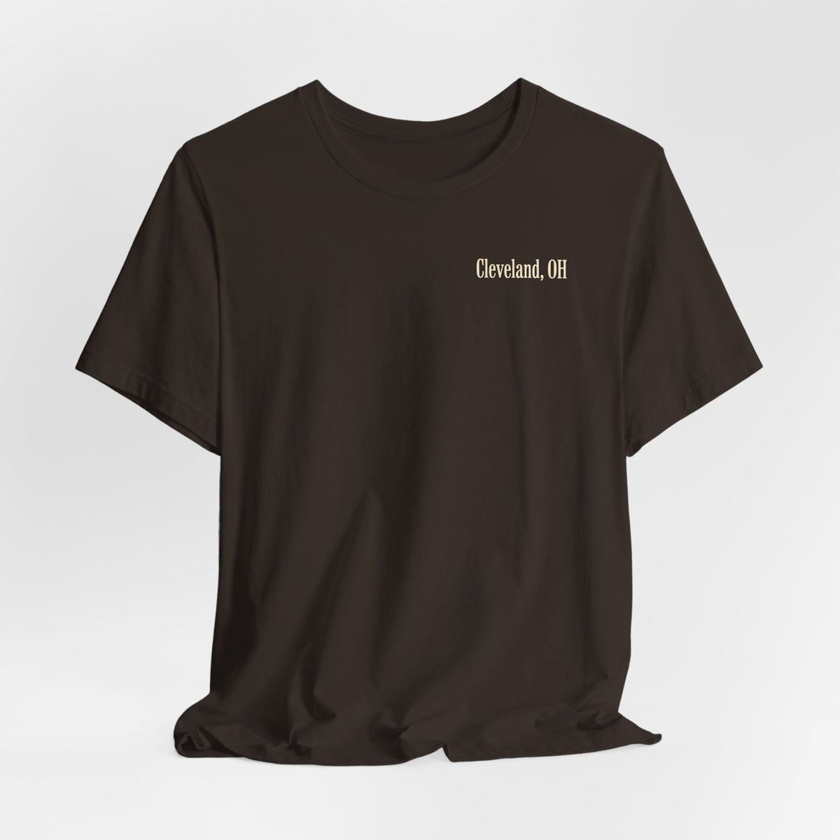 Cleveland Football T-Shirt — Brown, Orange & White