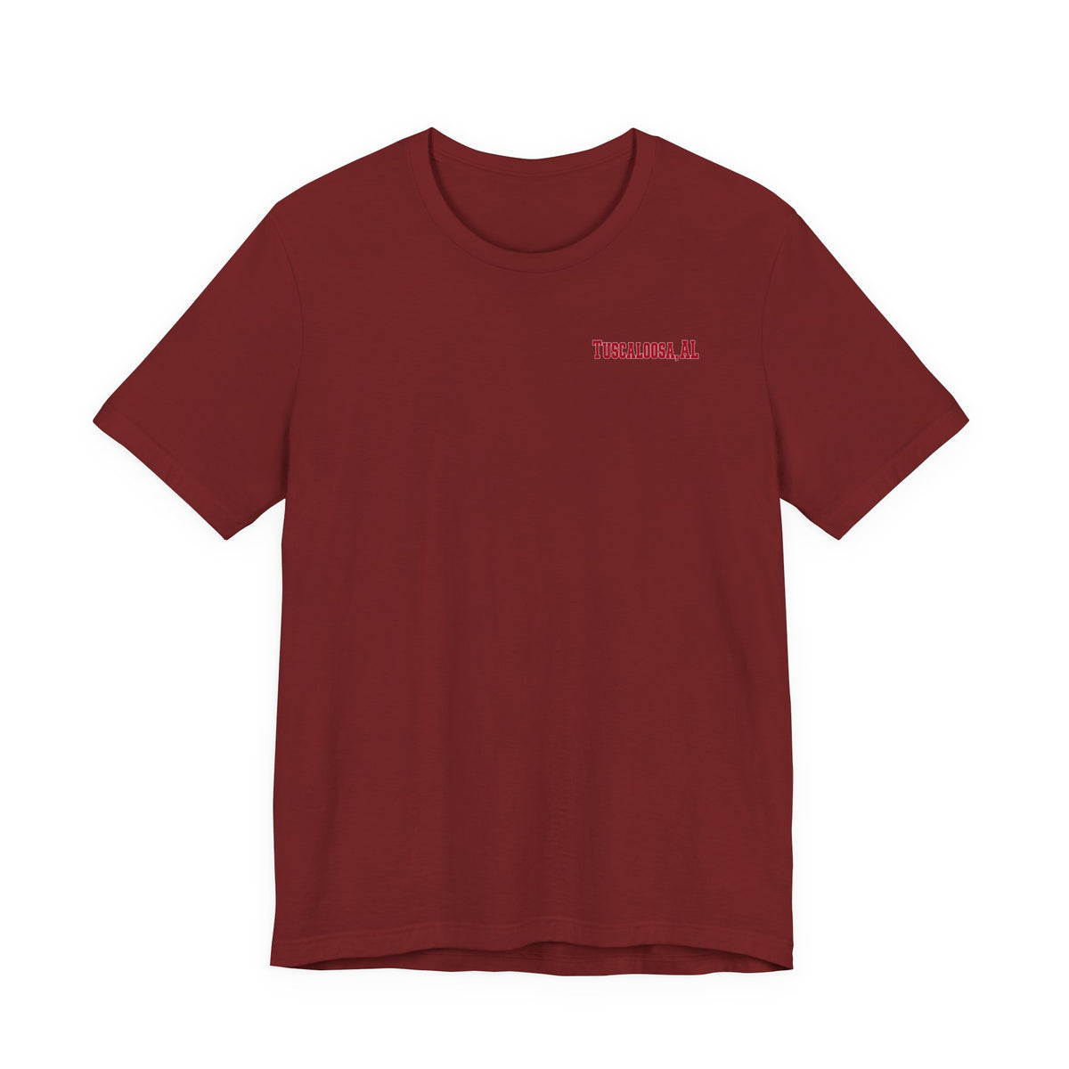 Tuscaloosa Field Addition T-Shirt — Cardinal & White