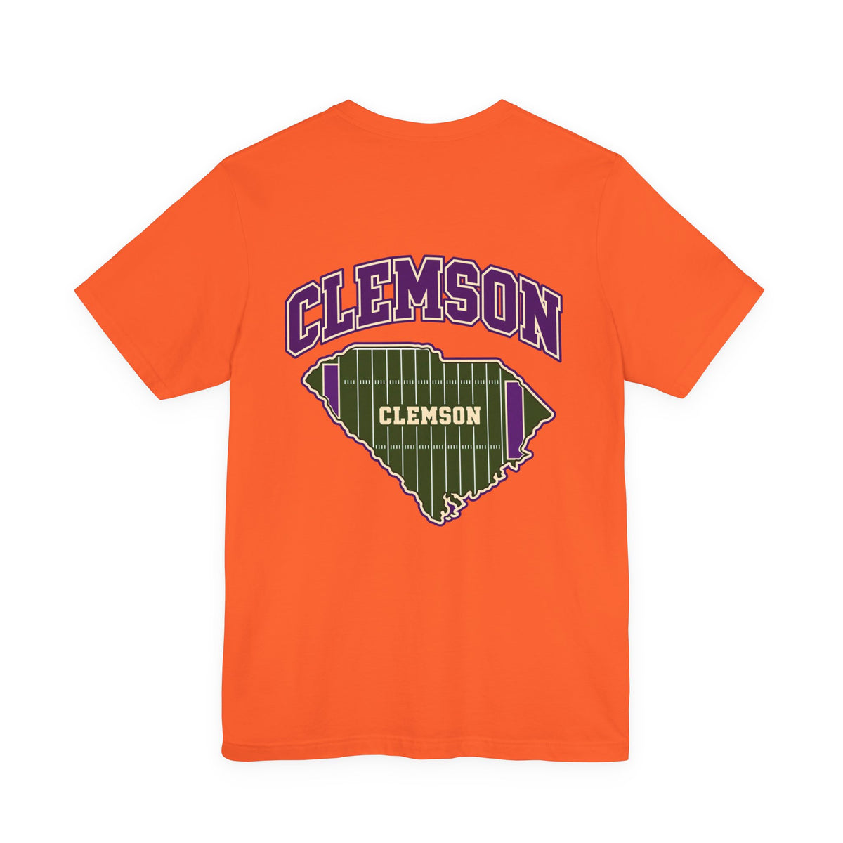 Clemson Field Addition T-Shirt — Orange