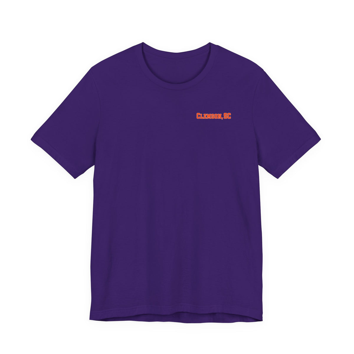Clemson Roads T-Shirt — Purple