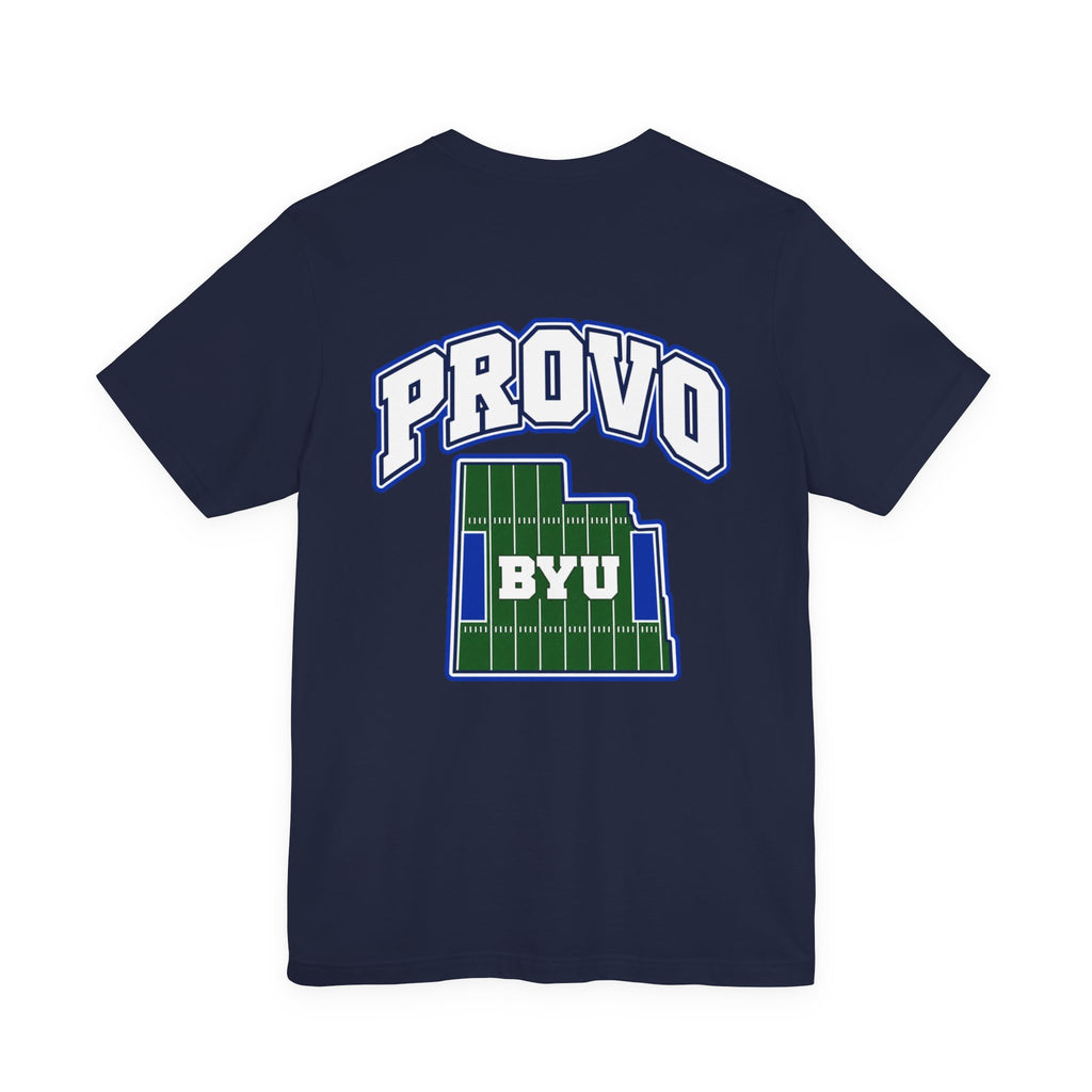 Provo Field Addition T-Shirt — Royal, Navy & White