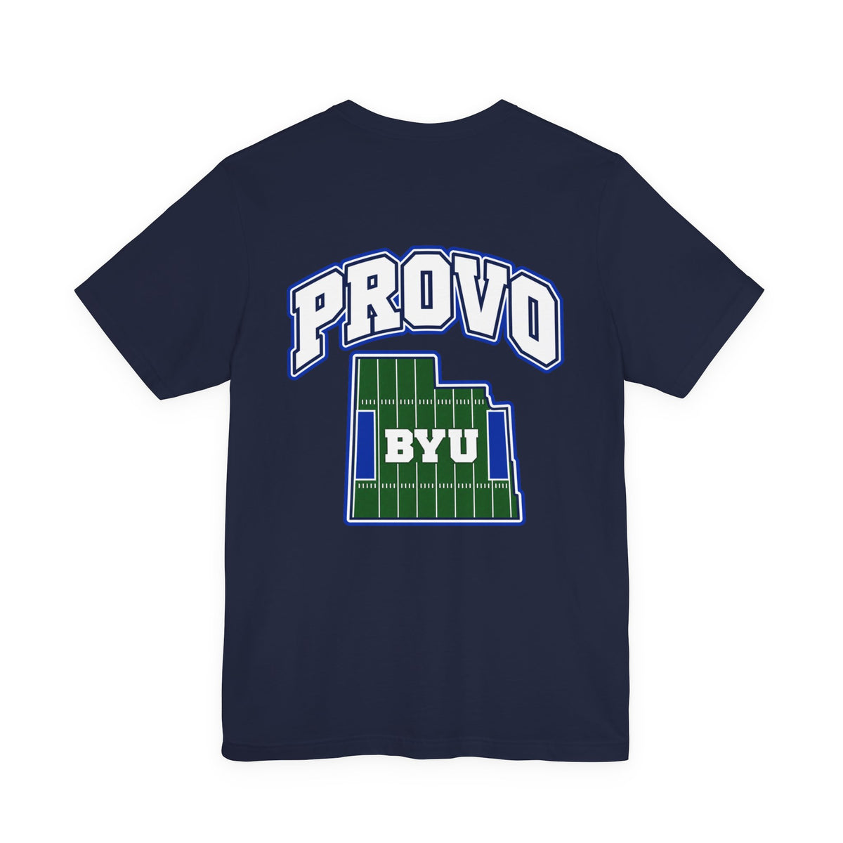 Provo Field Addition T-Shirt — Royal, Navy & White