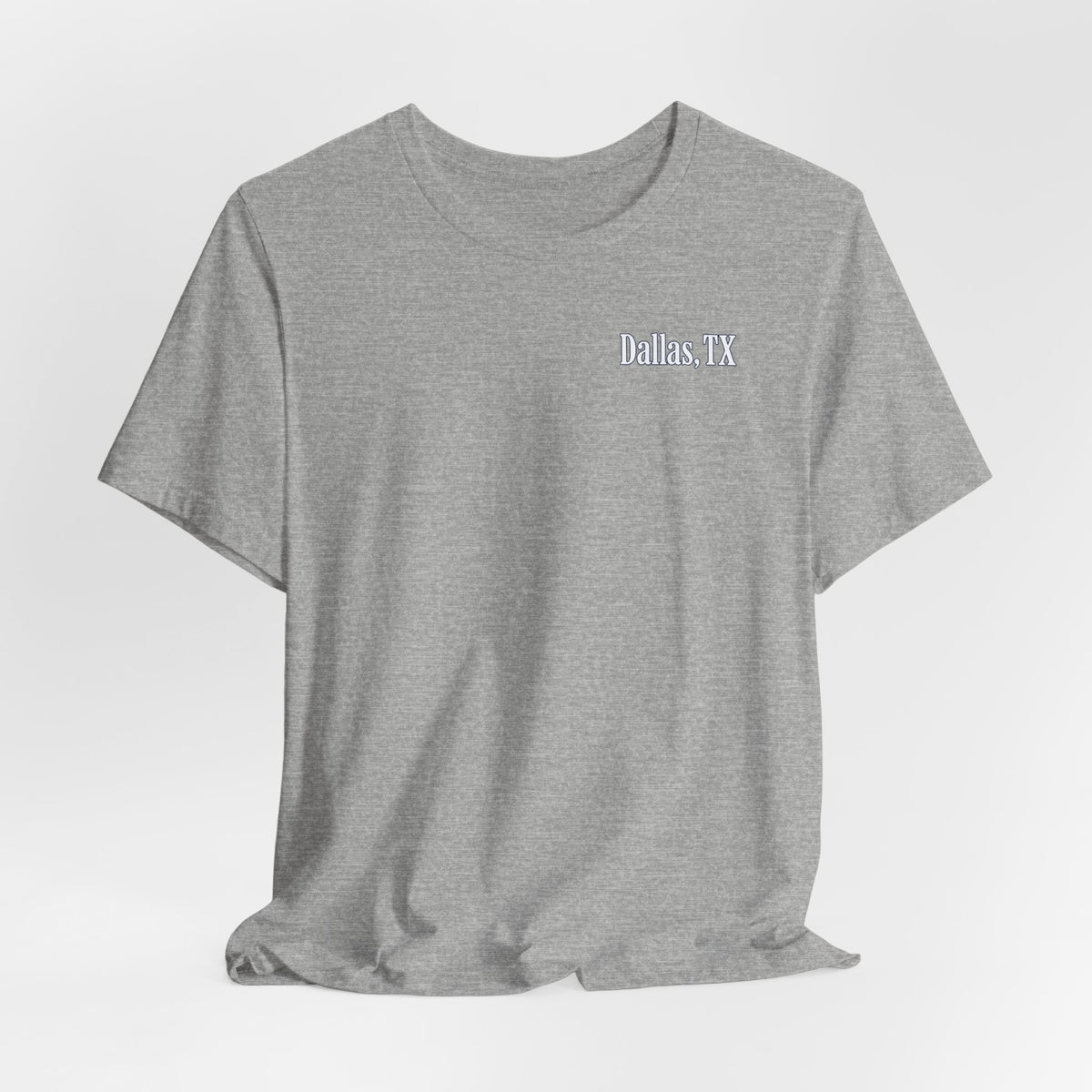 Dallas Football T-Shirt — Navy, White & Gray