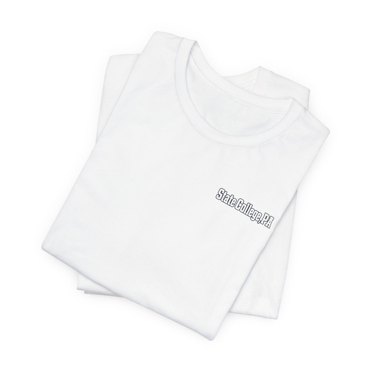 State College Field Addition T-Shirt — Navy & White