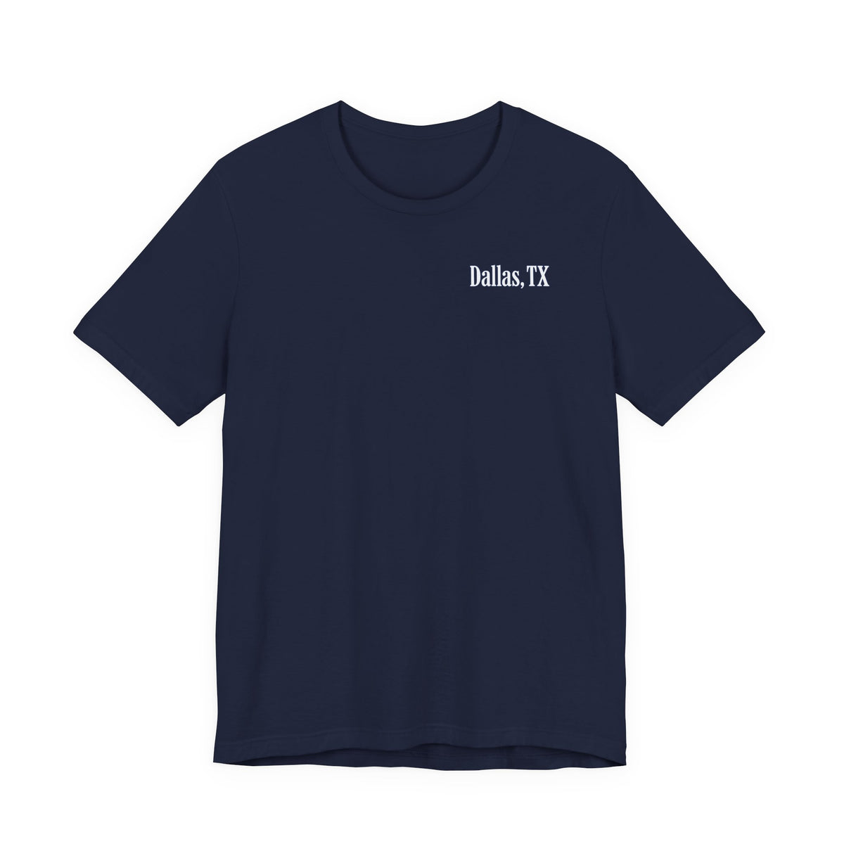 Dallas Football T-Shirt — Navy, White & Gray