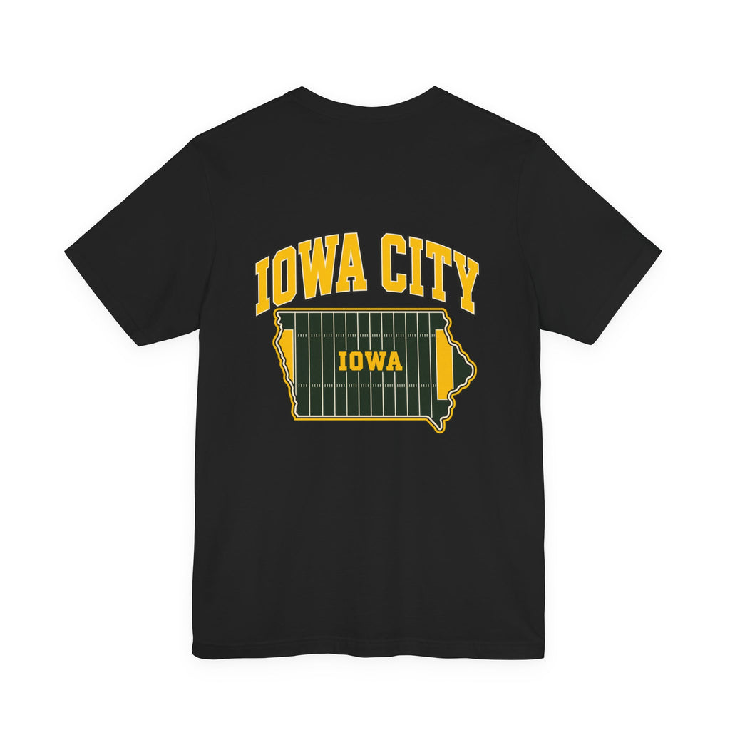 Iowa City Football Field T-Shirt — Black
