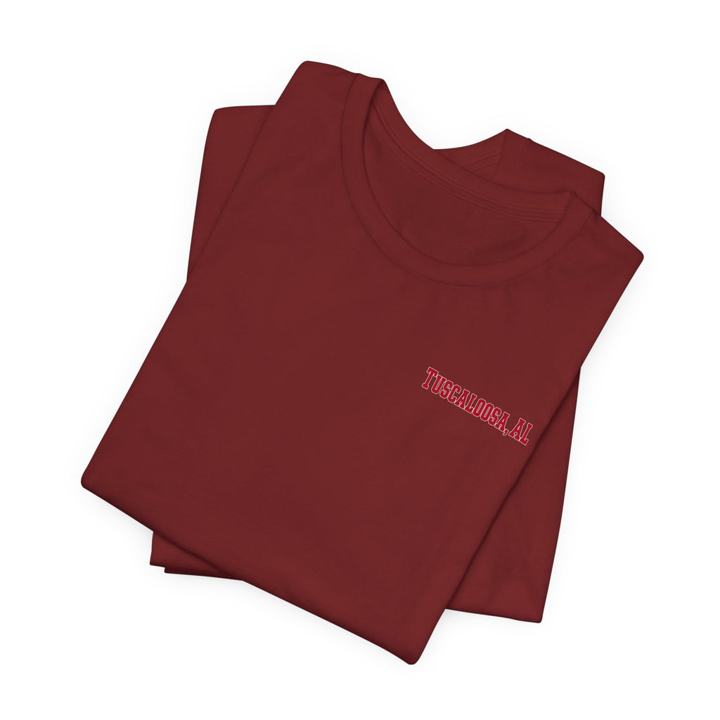 Tuscaloosa Field Addition T-Shirt — Cardinal & White