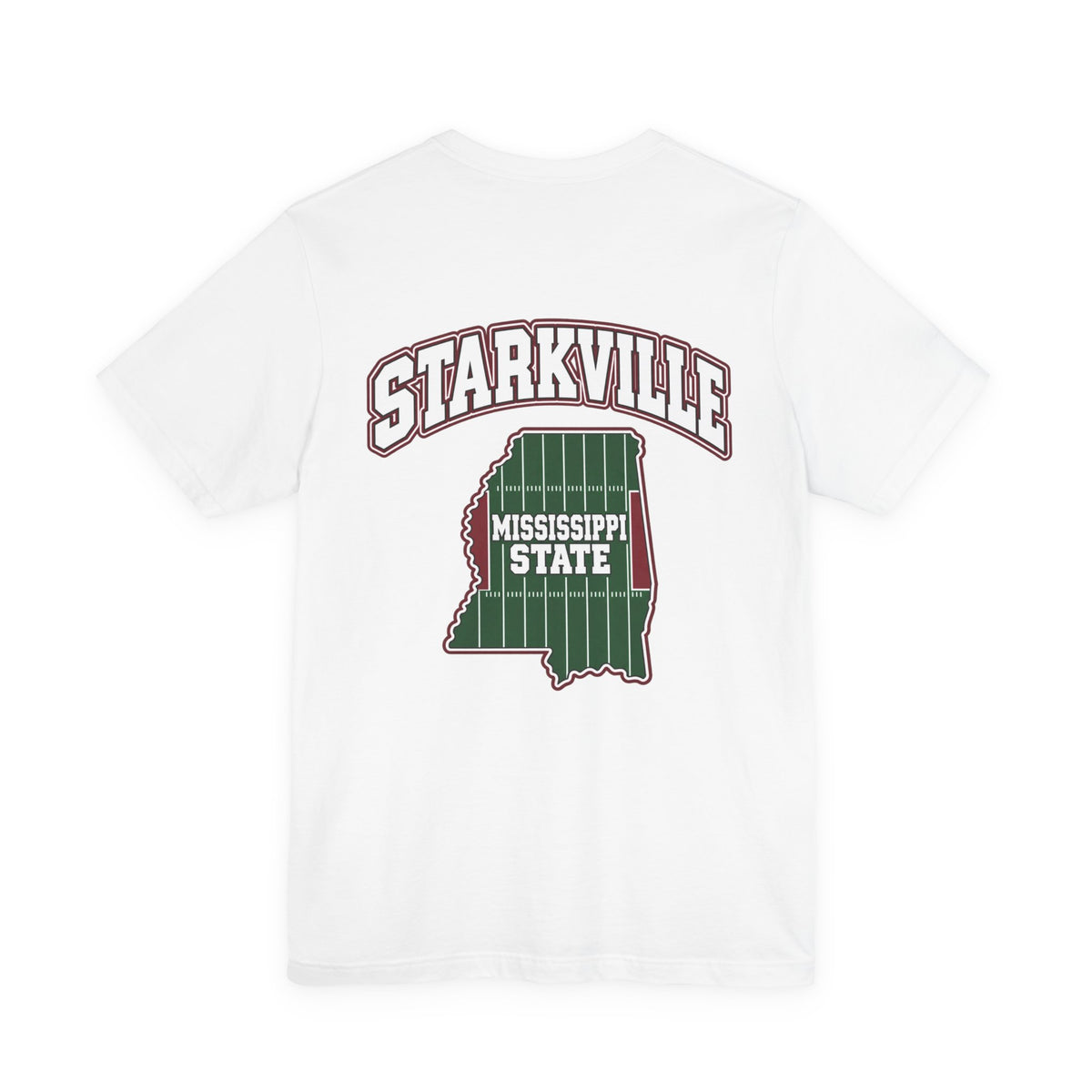Starkville Field Addition T-Shirt — Maroon & White