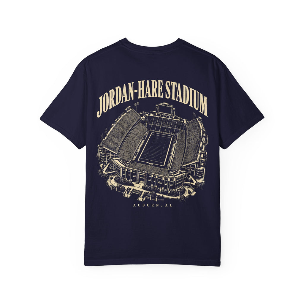 Jordan-Hare Stadium T-Shirt — True Navy