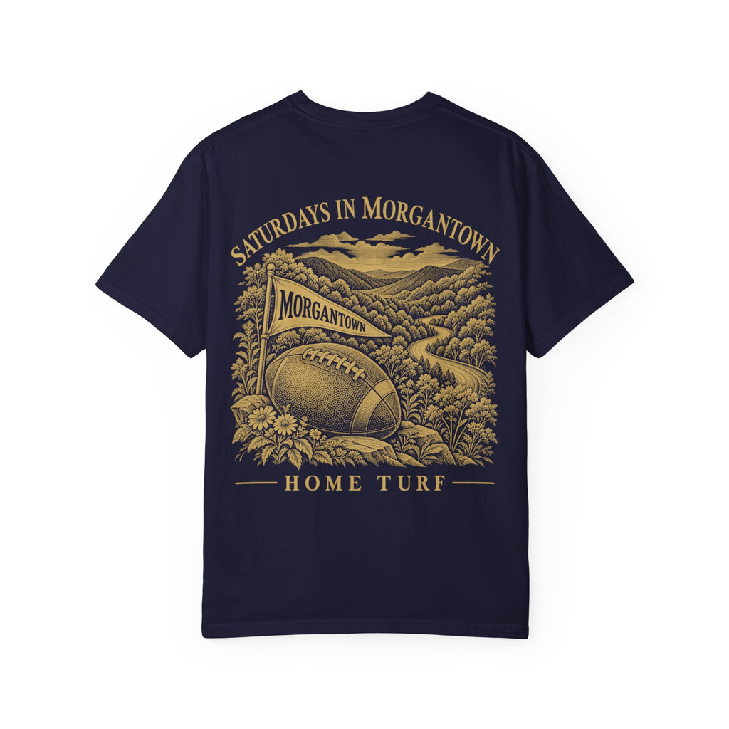 Morgantown Saturday Traditions T-Shirt — True Navy