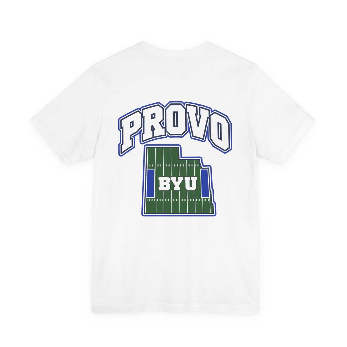 Provo Field Addition T-Shirt — Royal, Navy & White