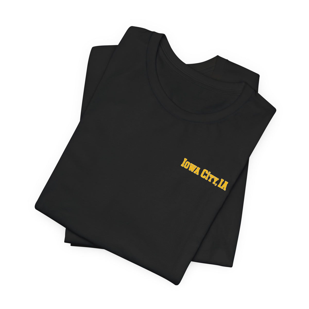 Iowa City Football Field T-Shirt — Black